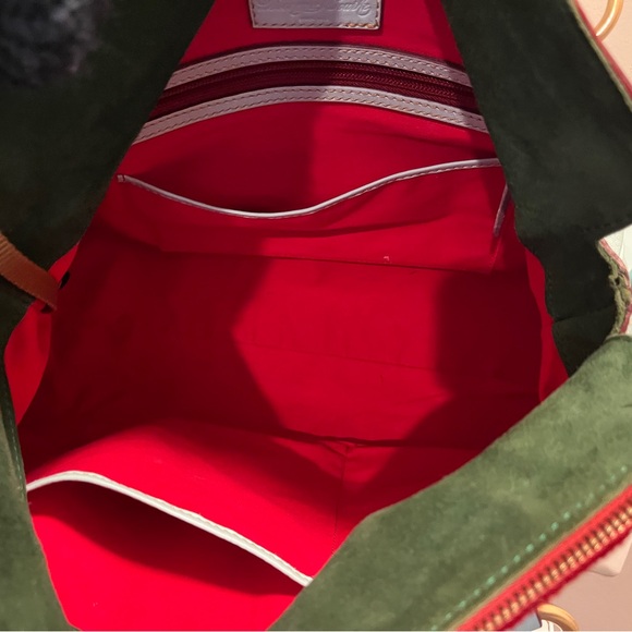 Dooney & Bourke Florentine Large Satchel Leather Pale Blue - Picture 6 of 13